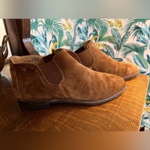 Trask Brown Alison Suede Booties, 7